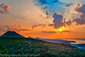 Sunrise over Pinnacle Mountain