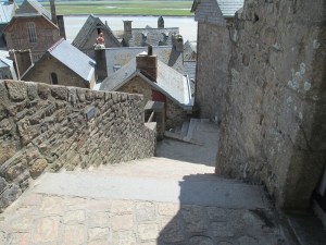 Had to climb these steps to get to the view. 